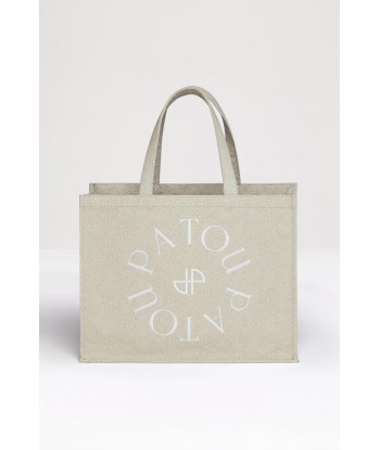 Patou canvas tote in organic cotton jacquard Par le système avancé 