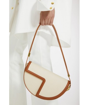 Le Patou bag in recycled cotton and leather solde