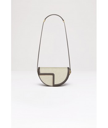 Le Patou bag in organic cotton jacquard and leather en linge