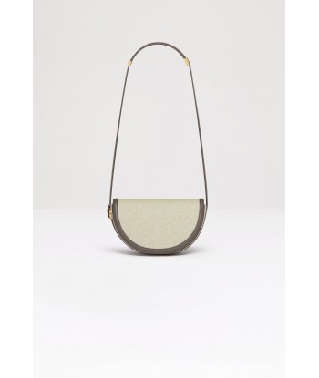 Le Patou bag in organic cotton jacquard and leather en linge