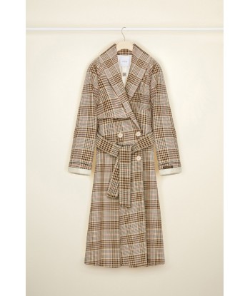 Trench en gabardine tartan une grave pollution 