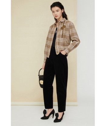 Blouson en coton tartan prix