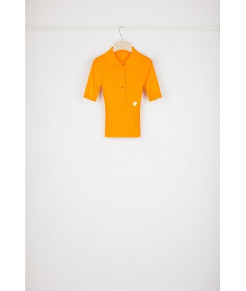 Knit polo shirt in organic cotton plus qu'un jeu 