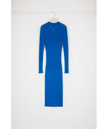 Knit polo midi dress in organic cotton Economisez 