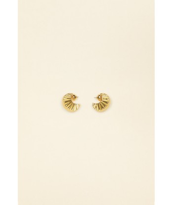 Petites boucles d’oreilles mandarine en laiton acheter