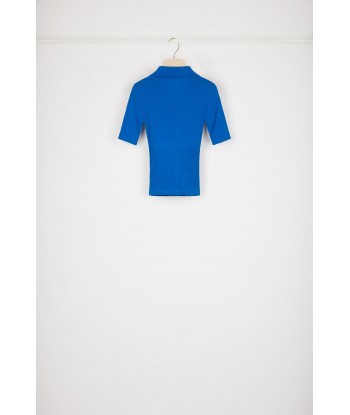 Knit polo shirt in organic cotton de la marque