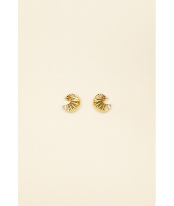 Petites boucles d’oreilles mandarine en laiton acheter