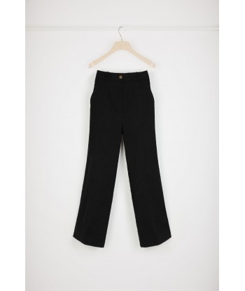 Iconic trousers in cotton-blend tweed pas cher 