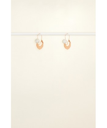 Small Facet Hoop Earrings - Copper and Silver une grave pollution 