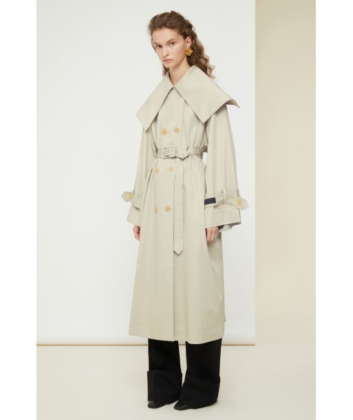 Trench en gabardine bio pas cher 