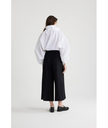 Puff sleeve poplin top le des métaux précieux