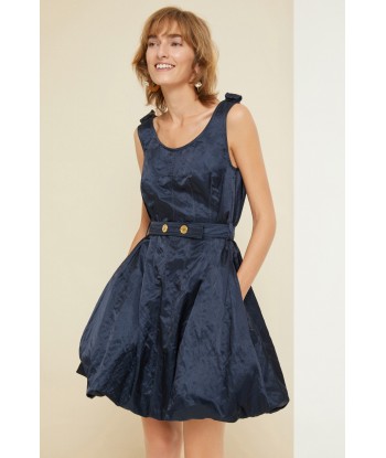 Robe boule en satin métallisé prix