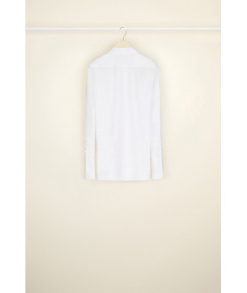 Chemise en coton bio à logo brodé 50% de réduction en Octobre 2024