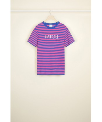 T-shirt Patou Plage en coton bio rayé shop