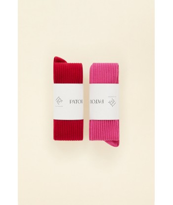 Lot de deux paires de chaussettes en coton bio Pour