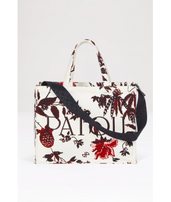 Large Patou tote in printed organic cotton commande en ligne