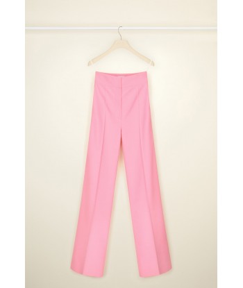 Pantalon droit en coton bio et laine online