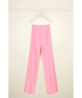 Pantalon droit en coton bio et laine online