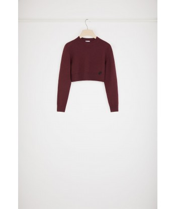 Cropped jumper in sustainable wool and cashmere Pour