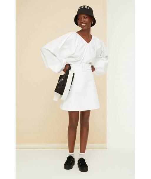 Robe élastiquée en coton bio français