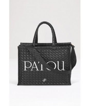 Large Patou tote in eco-friendly quilted nylon pas cher 