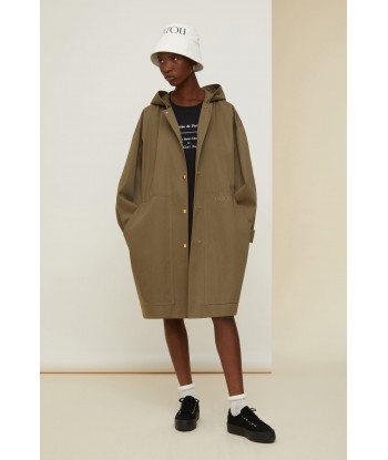 Parka oversize en coton bio solde