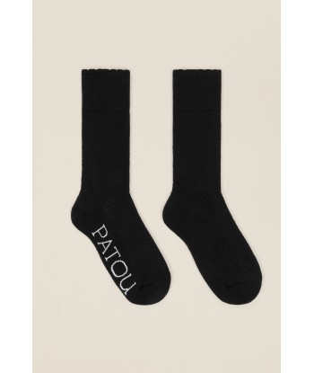 Lot de deux paires de chaussettes en coton bio - Noires et Blanches Pour