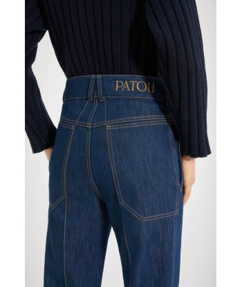 Pantalon évasé en denim bio pas chere