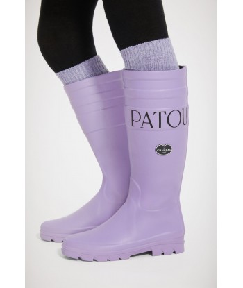 Bottes en caoutchouc Patou x Le Chameau est présent 