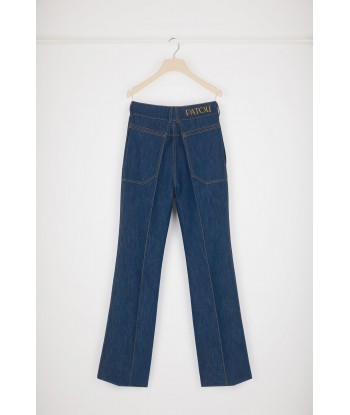 Pantalon évasé en denim bio pas chere