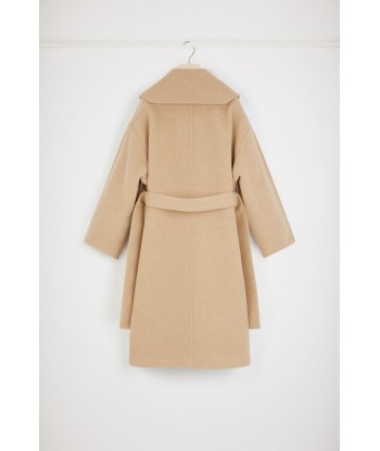 Manteau maxi en laine double face ouvre sa boutique