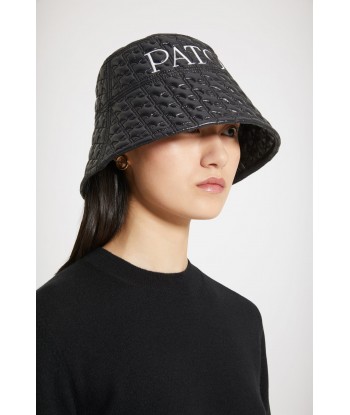 Patou bucket hat in eco-friendly quilted nylon pas cher 