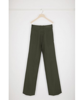 Pantalon évasé en coton bio Jusqu'à 80% De Réduction