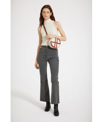 Flared trousers in organic cotton denim commande en ligne