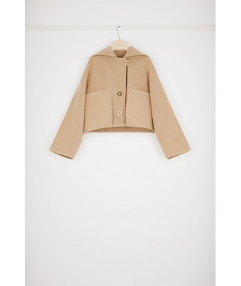 Manteau court en laine double face online