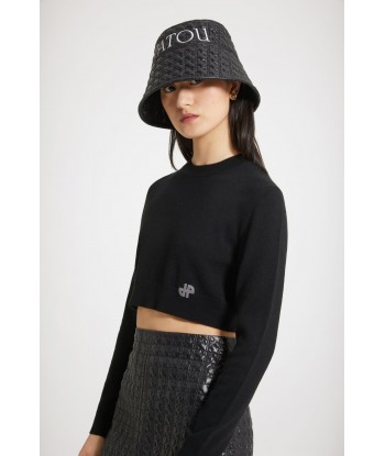 Patou bucket hat in eco-friendly quilted nylon pas cher 