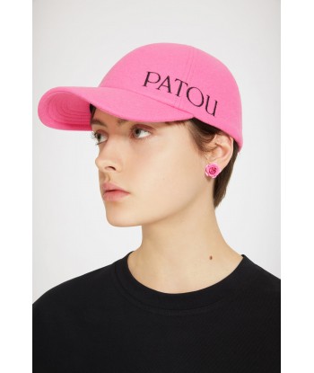 Casquette Patou brodée en laine et cachemire pas cher