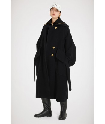 Manteau maxi en laine double face commande en ligne