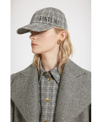 Patou cap in cotton jacquard ouvre sa boutique