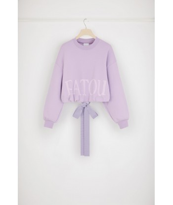 Sweatshirt Patou court en coton bio pas cheres