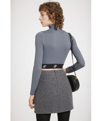 Mini skirt in wool-blend bouclé l'achat 