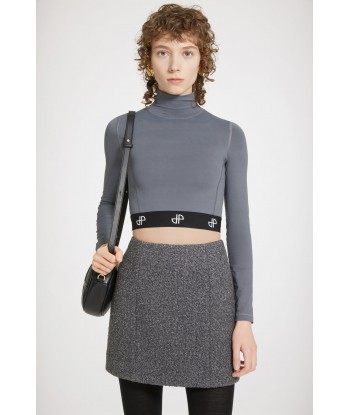 Mini skirt in wool-blend bouclé l'achat 