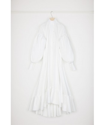 Robe longue à volants en coton bio Venez acheter