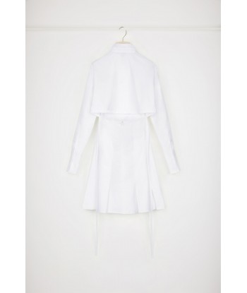 Robe chemise plissée en coton bio une grave pollution 