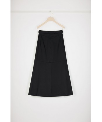 Pocket midi skirt in organic cotton chez Cornerstreet bien 