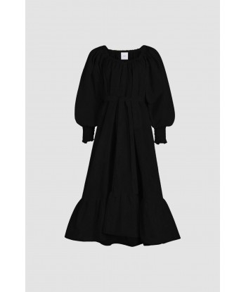 Robe cocktail longue en faille recyclée l'achat 