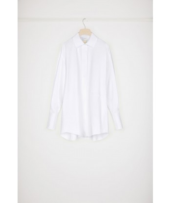 Robe chemise courte en coton bio basket pas cher