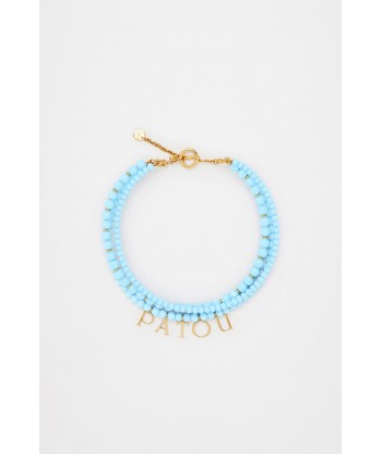 Collier Patou en perles de verre coloré et laiton 50-70% off 