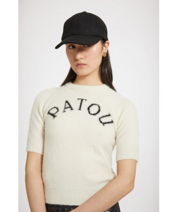 Patou jacquard top in sustainable alpaca blend Paris Déstockage Promo