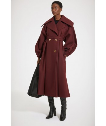 Oversized statement coat in wool-blend felt prix